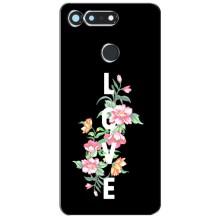 Чехлы для любимой на Хуавей Хонор Вью 20 / В20 (VPrint) (Цветы LOVE)