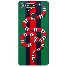 Чехлы ГУЧЧИ для Хуавей Хонор Вью 20 / В20 (AlphaPrint) (Gucci змия)