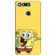 Чехол Губка Боб для Хуавей Хонор Вью 20 / В20 – Губка Боб