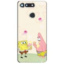 Чехол Губка Боб для Хуавей Хонор Вью 20 / В20 – Патрик и Боб