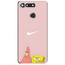 Чехол Губка Боб для Хуавей Хонор Вью 20 / В20 – Патрик и Губка