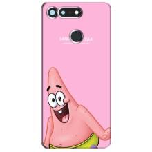 Чехол Губка Боб для Хуавей Хонор Вью 20 / В20 – Персонаж Патрик