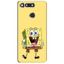 Чехол Губка Боб для Хуавей Хонор Вью 20 / В20 – Веселый Спанч Боб