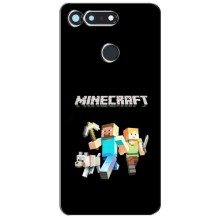 Чохол Майнкрафт на Huawei Honor View 20 / V20 (AlphaPrint) Minecraft – герої Minecraft