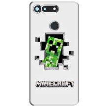 Чохол Майнкрафт на Huawei Honor View 20 / V20 (AlphaPrint) Minecraft – кріпер Майнкрафт