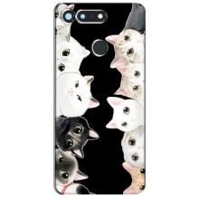 Чехол на Хуавей Хонор Вью 20 / В20 с Котами (VPrint) (Взгляд котов)