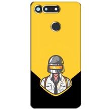 Чехол PUBG для Хуавей Хонор Вью 20 / В20 (AlphaPrint) (Пабг в шлеме)