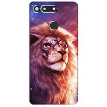 Чехол со Львом для Huawei Honor View 20 / V20 (VPrint) (Красочный Лев)