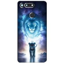 Чехол со Львом для Huawei Honor View 20 / V20 (VPrint) (Маленький лев)