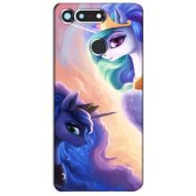 Чехол Unicorn на Huawei Honor View 20 / V20 (Единорожки на тучках)