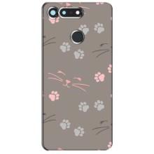 Чехол с рисунком кот на Huawei Honor View 20 / V20 – Лапы и усы