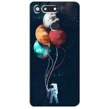 Космические Чехлы для Хуавей Хонор Вью 20 / В20 (VPrint) (Планеты шарики)