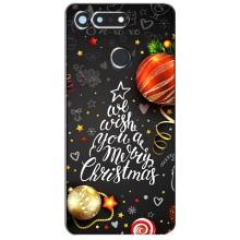 Рождественские Чехлы для Huawei Honor View 20 / V20 (VPrint) (Елочка)