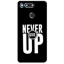 Силіконовый Чохол на Huawei Honor View 20 / V20 з картинкою НАЙК – Never Give UP