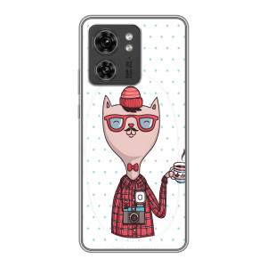 Чехол на тематику: Коты для Huawei Enjoy 90 Plus – Кот аристократ