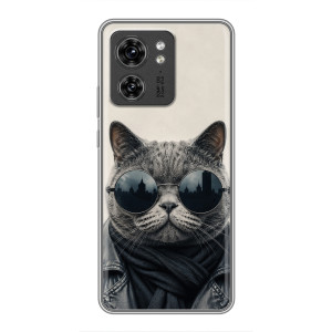 Чехол на тематику: Коты для Huawei Enjoy 90 Plus – Модный кот