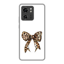 Чехол банты для Huawei Enjoy 90 Plus – Леопардовый принт