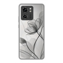 Чехол с цветочным принтом на ; Huawei Радость 90 Плюс
 – Черные цветы