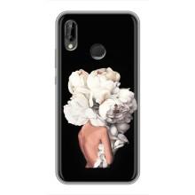 Чехлы (ART) Цветы на Huawei Honor 10 Lite (VPrint) (Білі квіти)