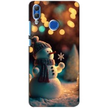 Чехлы на Новый Год Huawei Honor 10 Lite (Снеговик праздничный)