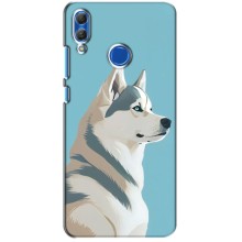 Чехол с Хаски для Huawei Honor 10 Lite - (AlphaPrint) (Хаски арт)