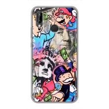 Чехлы с крутыми принтами для Huawei Honor 10 Lite - (PREMIUMPrint) (Monopoly man)