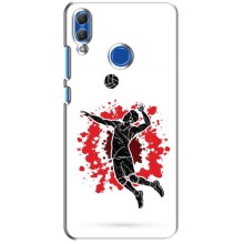 Чехлы с принтом Спортивная тематика для Huawei Honor 10 Lite (Волейболист)
