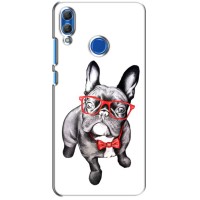 Бампер для Huawei Honor 10 Lite с картинкой "Песики" – В очках