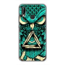 Чохол з пташками на Huawei Honor 10 Lite (VPrint) (Сова з оком)