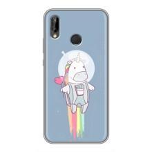 Чехол Unicorn на Huawei Honor 10 Lite (Единорог космонавт)