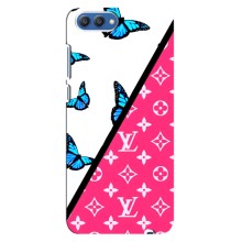 Брендновые Чехлы для Huawei Honor 10, COL-Al00 - (PREMIUMPrint) (Мода LV)