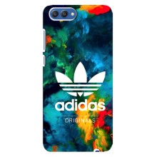 Чохли Адидас для Huawei Honor 10, COL-Al00 (AlphaPrint) (Яскравий Адідас)