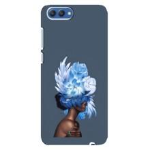 Чехлы (ART) Цветы на Huawei Honor 10, COL-Al00 (VPrint) (Квіти на голові)