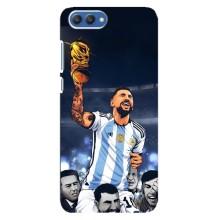 Чохли для Huawei Honor 10, COL-Al00 (Leo чемпіон) (AlphaPrint) (Мессі з кубком)