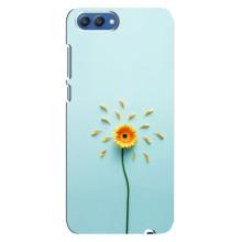 Чохли з квітами для Huawei Honor 10, COL-Al00 (VPrint) (Жовта квітка)