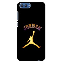 Чохли для Huawei Honor 10, COL-Al00 - з картинкою JORDAN (AlphaPrint) (Jordan Gold)