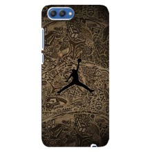 Чохли для Huawei Honor 10, COL-Al00 - з картинкою JORDAN (AlphaPrint) (Logo Jordan)