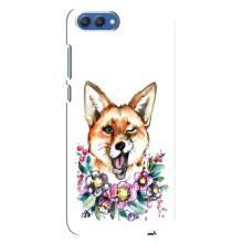 Чехлы с картинкой Лисички для Huawei Honor 10, COL-Al00 (VPrint) – Веселая лисичка