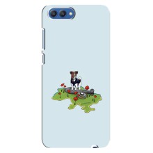 Чехлы с картинкой собаки Патрон для Huawei Honor 10, COL-Al00 (AlphaPrint) (Сапер Пес)