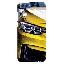 Чохли з Машинами на Хонор 10 (VPrint) – Жовта машина