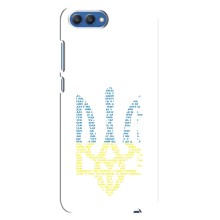 Чехлы для Huawei Honor 10, COL-Al00  Укр. Символика (AlphaPrint) (Герб из букв)
