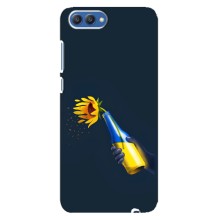 Чехол для Патриота Украины Huawei Honor 10, COL-Al00 - (AlphaPrint) (Коктейль молотова)