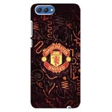 Чохол Манчестер Юнайтед для Хонор 10 (AlphaPrint) – емблема МЮ