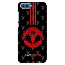 Чохол Манчестер Юнайтед для Хонор 10 (AlphaPrint) – лого МЮ