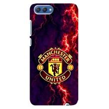 Чохол Манчестер Юнайтед для Хонор 10 (AlphaPrint) – вогняний Манчестер