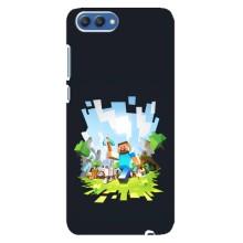 Чохол Майнкрафт на Huawei Honor 10, COL-Al00 (AlphaPrint) Minecraft (персонажі Minecraft)