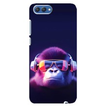 Чохол з Мавпами Huawei Honor 10, COL-Al00 - (AlphaPrint) – Стильна мавпа