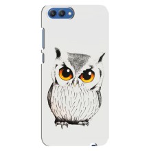 Чохол з пташками на Huawei Honor 10, COL-Al00 (VPrint) (Мила Сова)