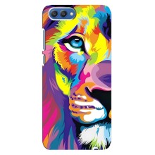 Чохол з картинкою ЛЕВ для Huawei Honor 10, COL-Al00 (VPrint) (Яскравий Лев)