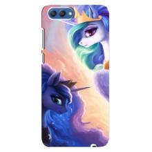 Чехол Unicorn на Huawei Honor 10, COL-Al00 (Единорожки на тучках)